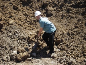 Dr. Straus helping out!